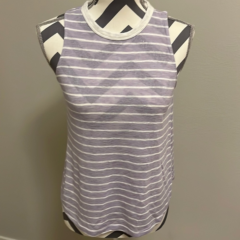SO Lilac Striped Tank
